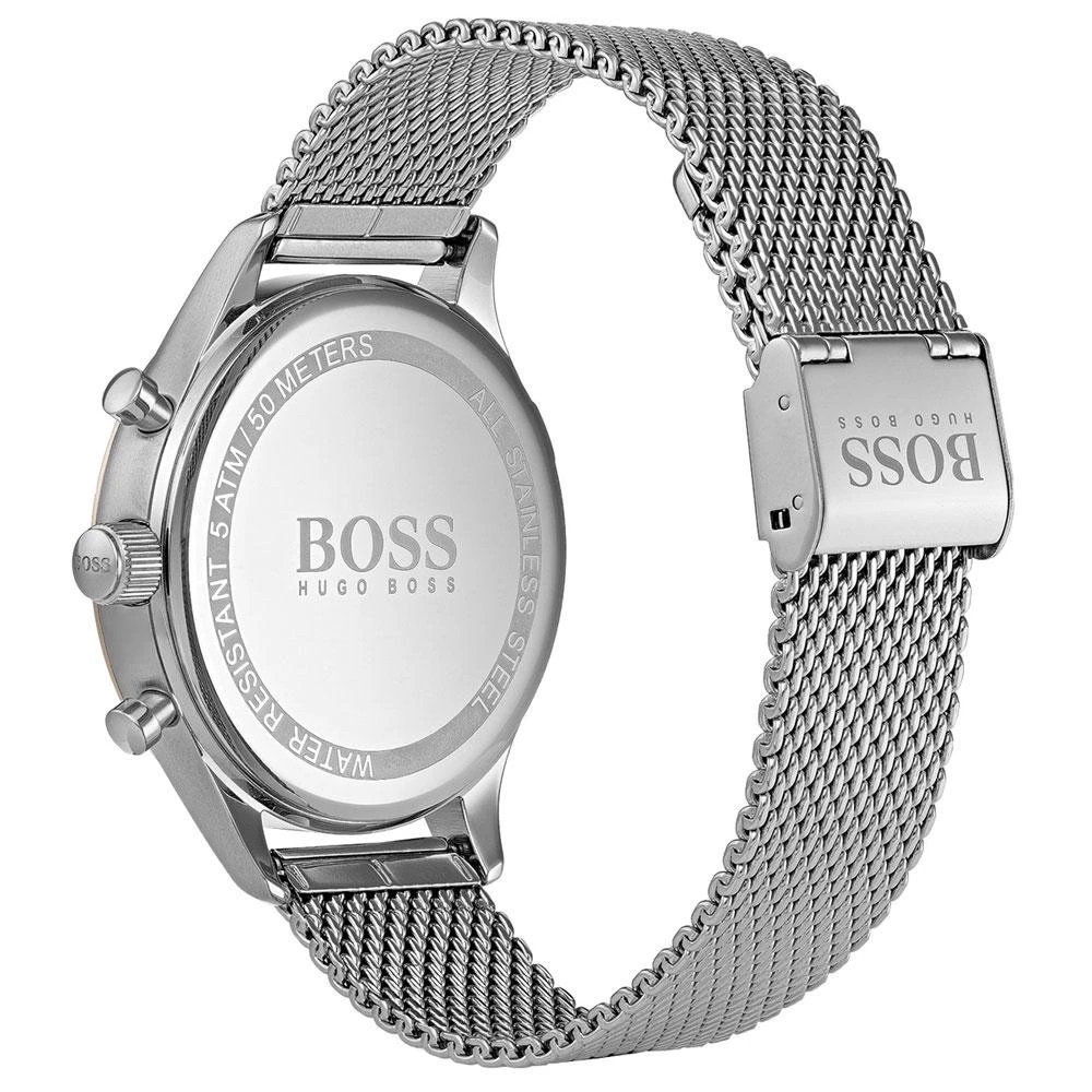 Men's Hugo Boss Steel Mesh Band Chronograph Watch - Picture 2 of 6